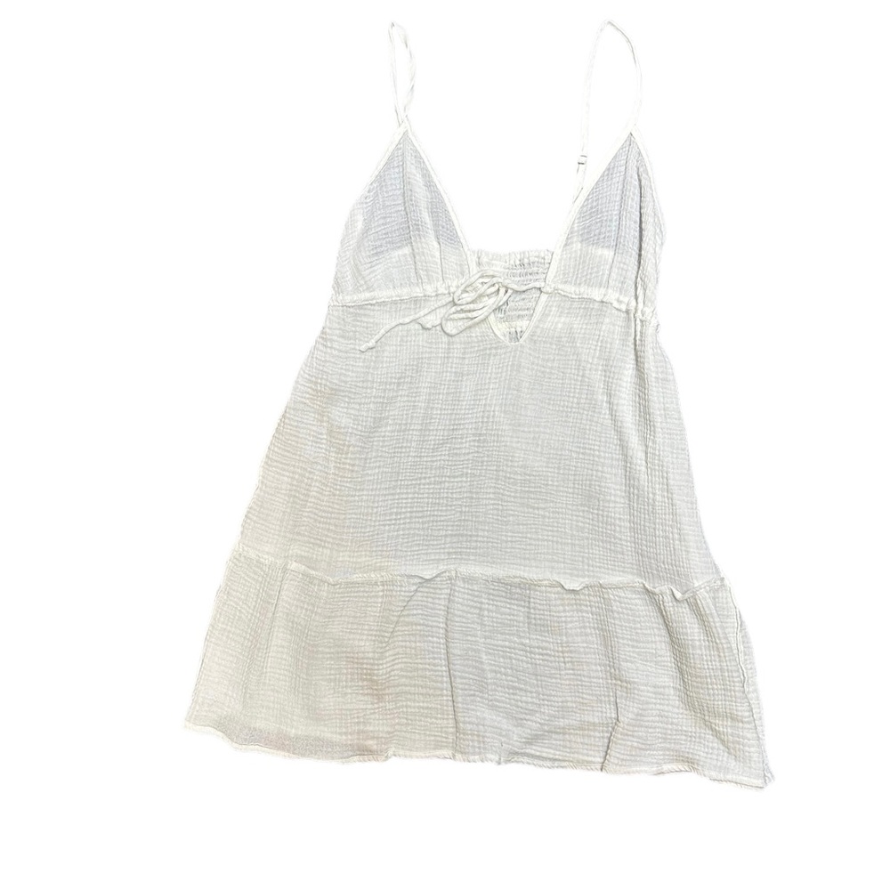 Xhilaration | White Gauze Swim Coverup Dress